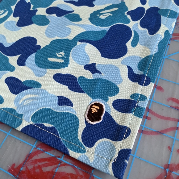 A Bathing Ape bape blue camo placemat and coaster - Picture 1 of 4